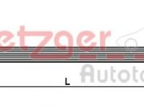 Furtun frana BMW 3 limuzina (E90), BMW 3 cupe (E92), BMW 3 Cabriolet (E93) - METZGER 4111115