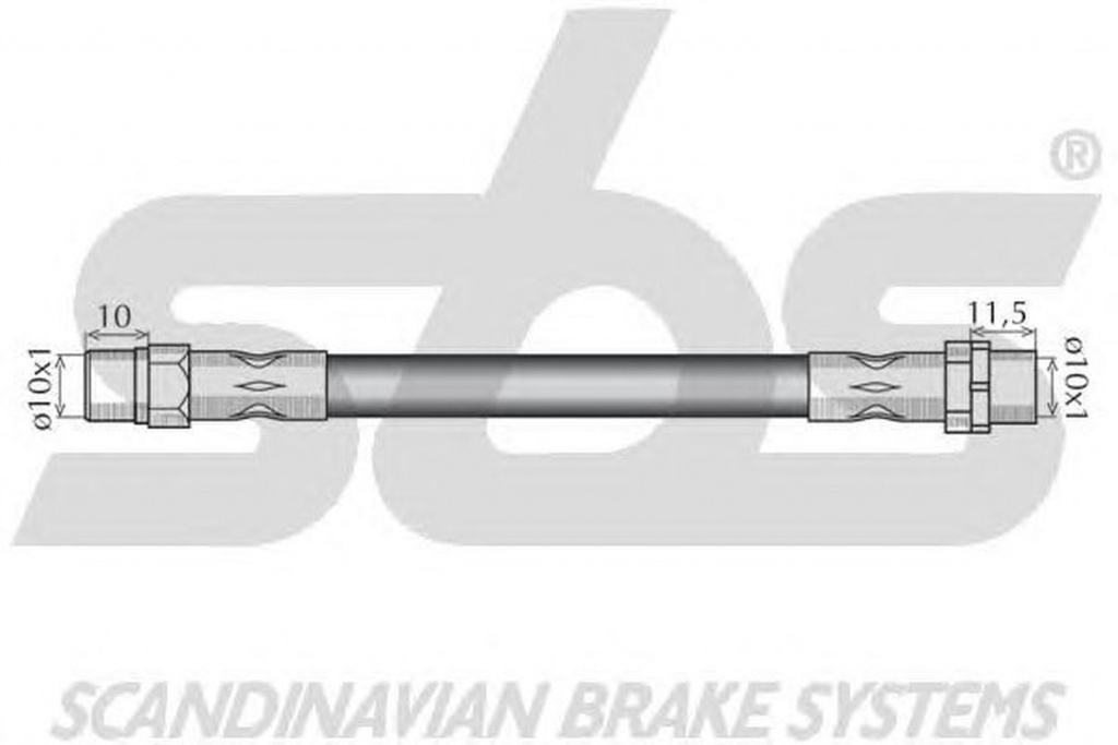 Furtun frana BMW 3 Touring E36 sbs 1330851509