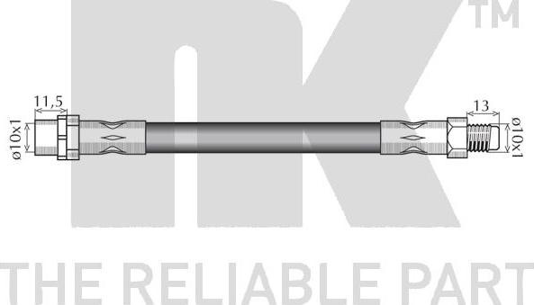 Furtun frana BMW 3 - VI (F30, F80), Sedan, 03.2011 - 10.2018 NK 851539