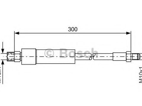 Furtun frana BMW 6 (E63) (2004 - 2010) BOSCH 1 987 476 074