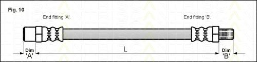 Furtun frana BMW 7 (E65, E66, E67) - Cod intern: W20018146 - LIVRARE DIN STOC in 24 ore!!!