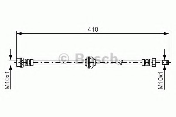 Furtun frana BMW Z4 cupe (E86) (2006 - 2009) BOSCH 1 987 476 753