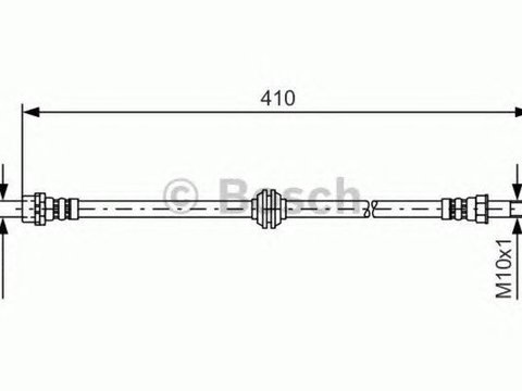 Furtun frana BMW Z4 cupe E86 BOSCH 1987476753