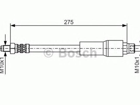 Furtun frana BMW Z8 E52 BOSCH 1987476649