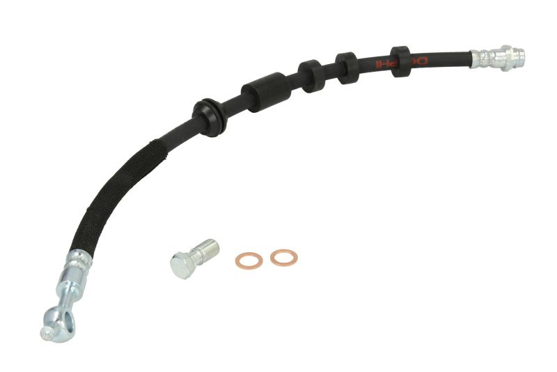 Furtun frana Brake pipe/hose flexible front L length 441mm M10x1 LAND ROVER DISCOVERY SPORT RANGE ROVER EVOQUE 2.0-2.2D 06.11- DELPHI LH7700