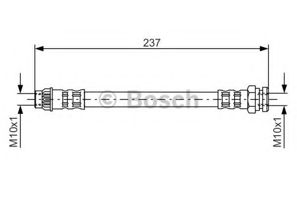 Furtun frana CITROËN C4 Grand Picasso I (UA_) (2006 - 2016) BOSCH 1 987 481 052
