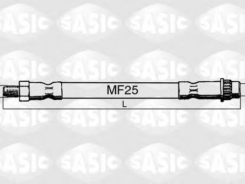 Furtun frana Citroen AX (ZA-_) - SASIC SBH0134