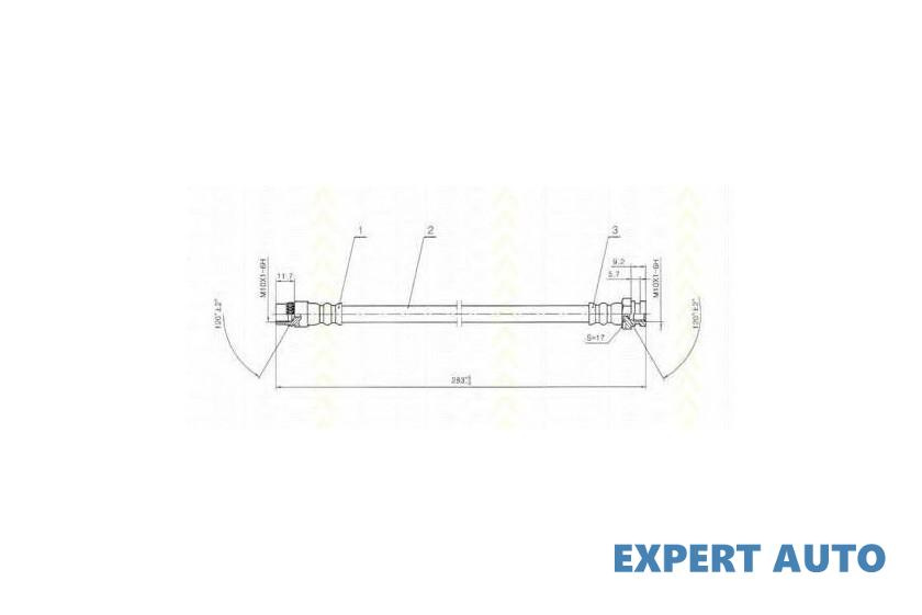Furtun frana Citroen BERLINGO (MF) 1996-2016 #2 11145250036