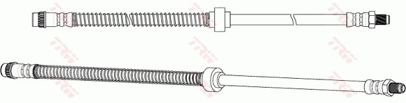 Furtun frana # CitroEn C2 2003 2004 2005 2006 2007 2008 2009 2010 2011 2012 2013 2014 2015 2016 2017 2018 2019 2020 2021 2022 2023 2024 2025 # PHB372 # TRW