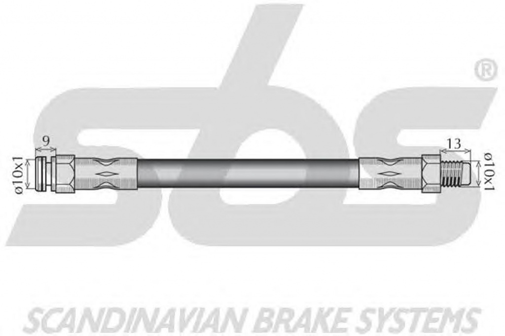 Furtun frana CITROEN JUMPER platou sasiu 230 sbs 1330853761