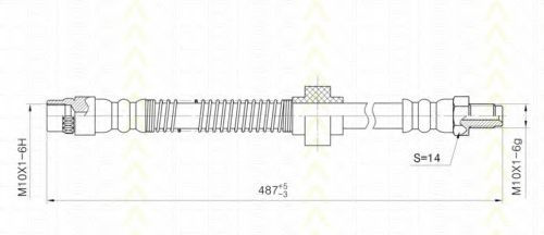 Furtun frana CITROEN XSARA Cupe (N0) (1998 - 2005)