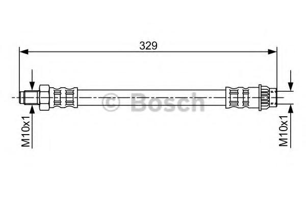 Furtun frana DACIA LOGAN (LS_), RENAULT TONDAR 90 I (LS_) - BOSCH 1 987 481 032