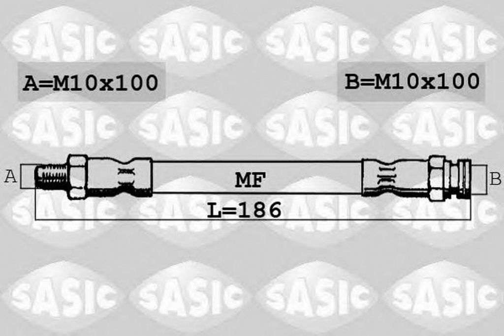 Furtun frana FIAT DUCATO caroserie 244 SASIC SBH6311