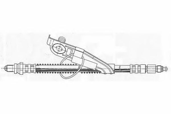 Furtun frana FORD FIESTA Mk IV (JA_, JB_) (1995 - 2002) FERODO FHY2284