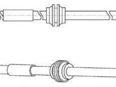 Furtun frana FORD FOCUS C-MAX, FORD FOCUS II (DA_), FORD FOCUS II Station Wagon (DA_) - FERODO FHY2669