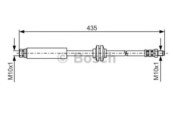 Furtun frana FORD FOCUS II limuzina DA BOSCH 1987476182