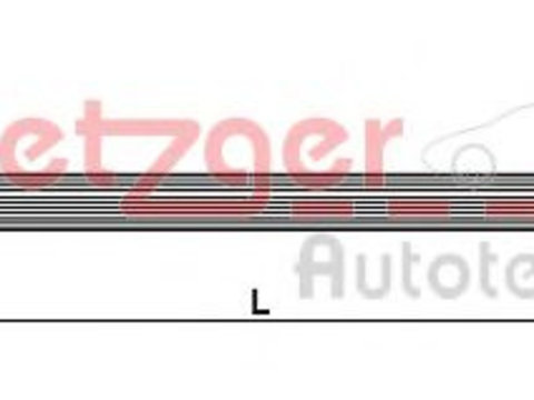 Furtun frana FORD FOCUS III limuzina (2010 - 2016) METZGER 4111214