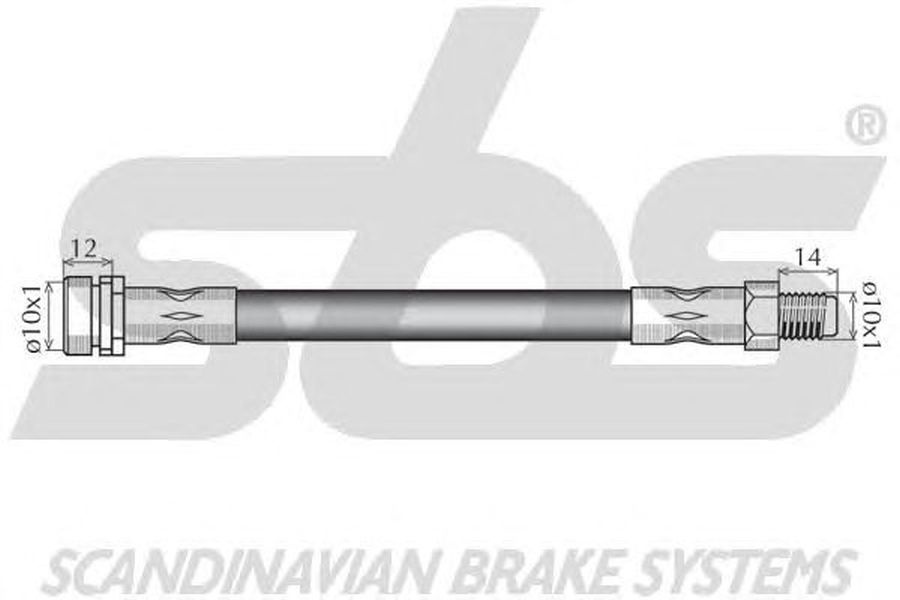 Furtun frana FORD FOCUS III limuzina SBS 13308525174