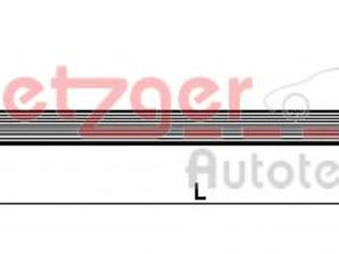 Furtun frana FORD TRANSIT CONNECT (P65_, P70_, P80_) (2002 - 2016) METZGER 4110436