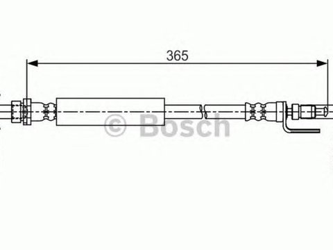 Furtun frana FORD TRANSIT CUSTOM bus BOSCH 1987481703