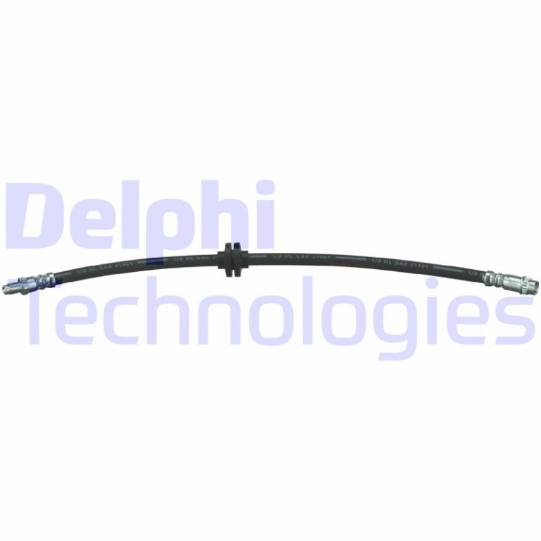 Furtun frana Furtun/conducta de frana flexibil Fata Dreapta/Stanga lungime 475mm M10x1/M10x1 DACIA DOKKER DOKKER EXPRESS/MINIVAN DUSTER DUSTER/SUV LODGY LOGAN II 0.9-2.0 04.10- DELPHI LH7328