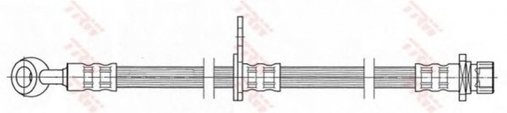 Furtun frana HONDA ACCORD VI CG CK TRW PHD449