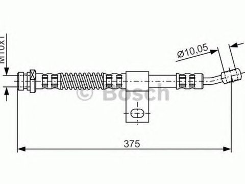 Furtun frana HYUNDAI ATOS MX BOSCH 1987476892