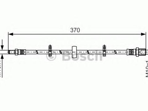 Furtun frana IVECO DAILY III caroserie inchisa/combi, IVECO DAILY III platou / sasiu, IVECO DAILY IV caroserie inchisa/combi - BOSCH 1 987 481 508