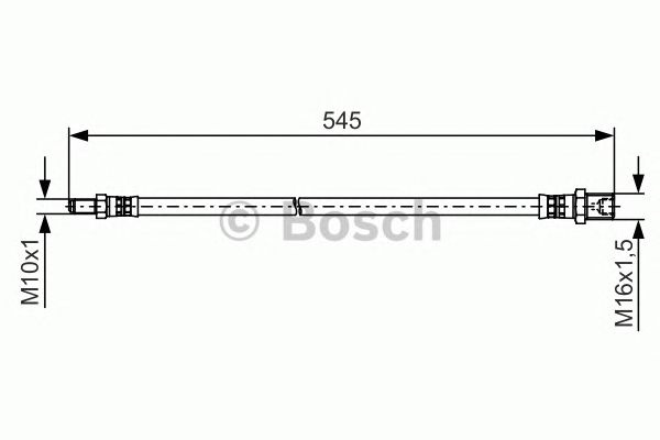 Furtun frana IVECO DAILY IV platou/sasiu - Cod int