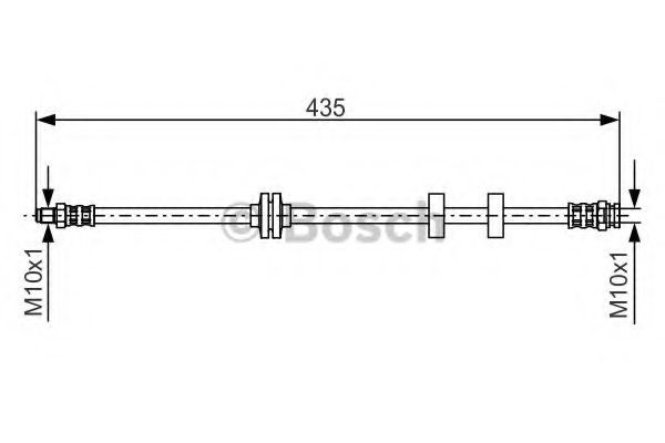 Furtun frana LANCIA DELTA III (844) (2008 - 2014) BOSCH 1 987 476 878 piesa NOUA