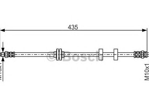 Furtun frana LANCIA DELTA III (844) - Cod intern: W20273278 - LIVRARE DIN STOC in 24 ore!!!