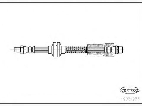 Furtun frana LANCIA PHEDRA 179 CORTECO 19031273