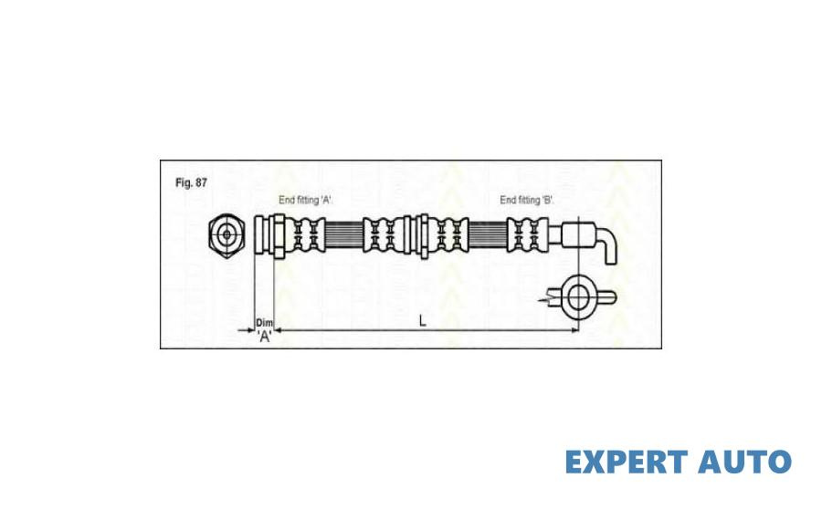 Furtun frana Mazda MX-6 (GD) 1987-1997 #2 03Q50970