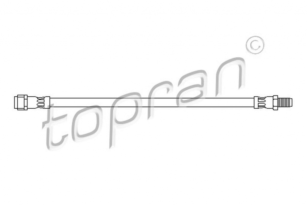 Furtun frana MERCEDES-BENZ C-CLASS T-Model S203 TOPRAN 400426