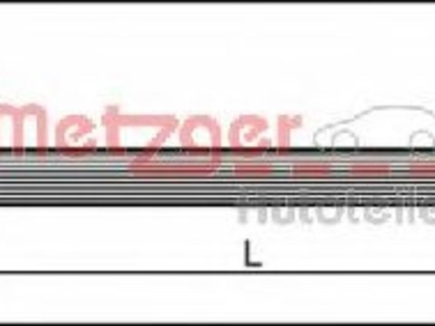 Furtun frana MERCEDES-BENZ C-CLASS (W202) (1993 - 2000) METZGER 4110581