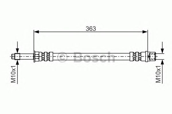 Furtun frana MERCEDES-BENZ SPRINTER 2-t bus (901, 