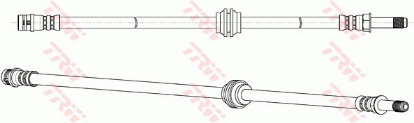 Furtun frana # Mercedes-benz Vito 2010 2011 2012 2013 2014 2015 2016 2017 2018 2019 2020 2021 2022 2023 2024 2025 # PHB647 # TRW