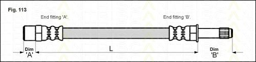 Furtun frana MERCEDES-BENZ VITO bus (W639) - Cod i