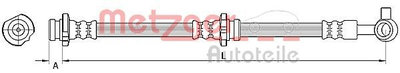 Furtun frana METZGER 4110847