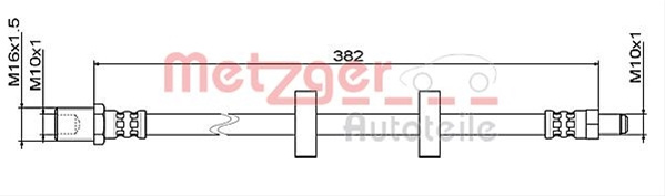 Furtun Frana Metzger Iveco 4111487