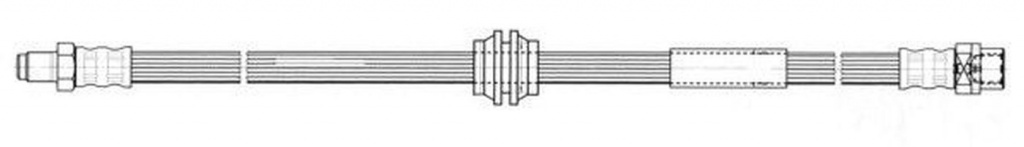 Furtun frana MINI MINI Cabriolet R52 FERODO FHY3061
