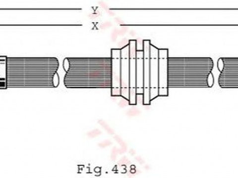 Furtun frana MINI MINI Cabriolet R52 TRW PHD485 PieseDeTop