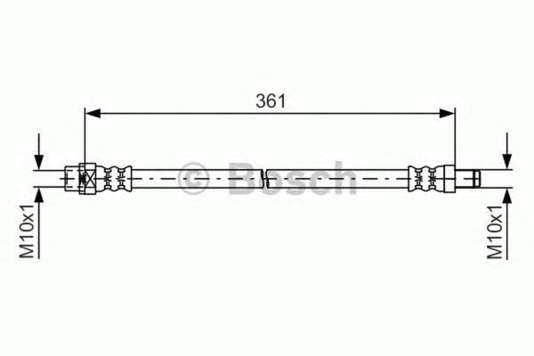 Furtun frana MINI MINI COUNTRYMAN R60 BOSCH 1987481600