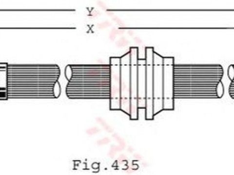 Furtun frana MINI MINI R50 R53 TRW PHD479 PieseDeTop