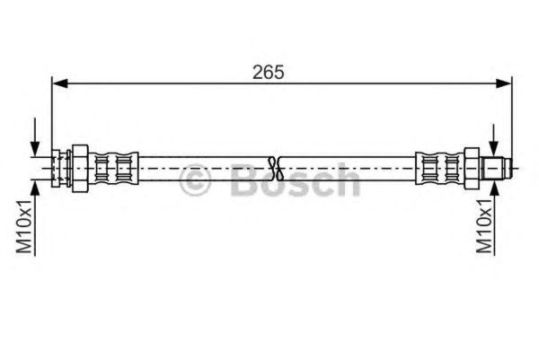 Furtun frana MITSUBISHI GALANT V E5 A E7 A E8 A BOSCH 1987481251