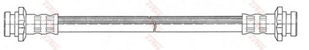 Furtun frana NISSAN MICRA III K12 TRW PHA441 Piese