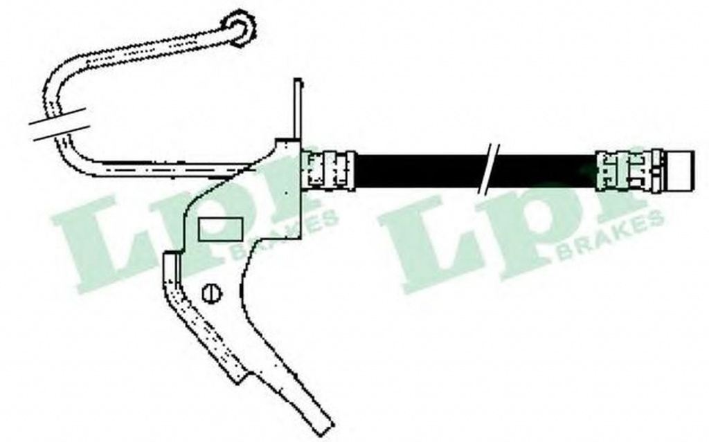 Furtun frana OPEL ASTRA G cupe F07 LPR 6T47904