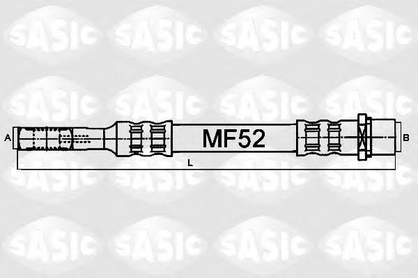 Furtun frana OPEL ASTRA G hatchback (F48_, F08_), OPEL ASTRA G combi (F35_), OPEL ASTRA G limuzina (F69_) - SASIC 6606046