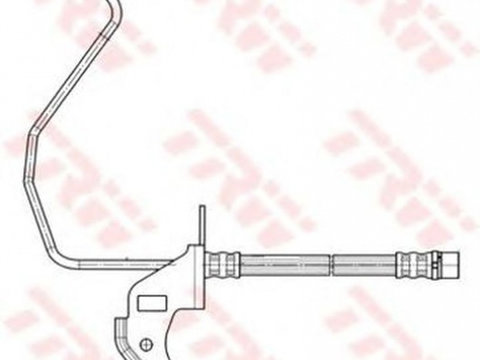 Furtun frana OPEL ASTRA H combi L35 TRW PHD563 PieseDeTop