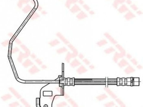 Furtun frana OPEL ASTRA H GTC L08 TRW PHD564 PieseDeTop